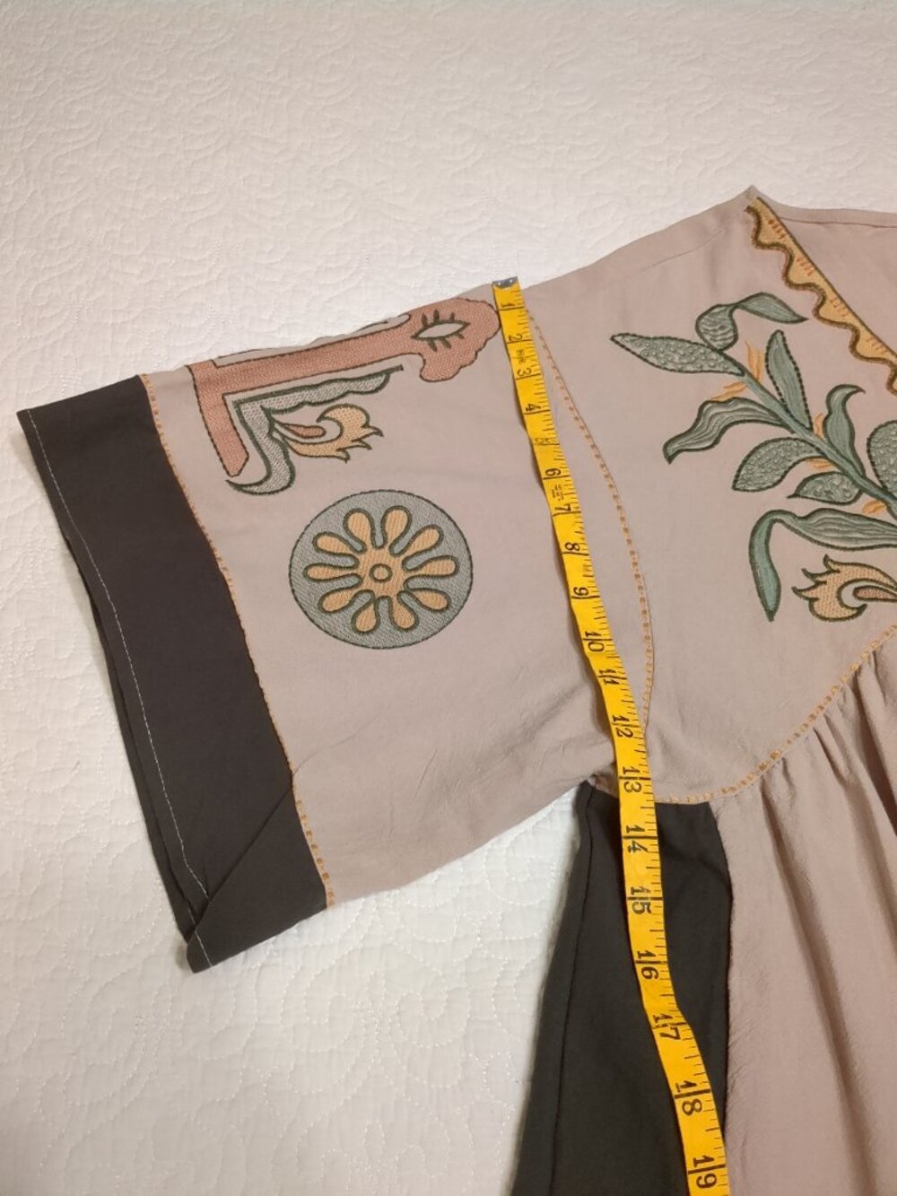 P2P 23" 🌻🌼🌻🌼🌻 Sunday Up Embroidered Mini Dress - Picture 13 of 15